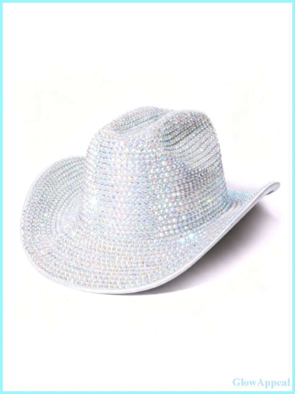 Rhinestone Cowboy Hat Women Bling Diamond Western Sparkly Party